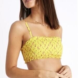 Banana Moon Smoko Buttercup Bandeau Bikini Top Size US 0/2